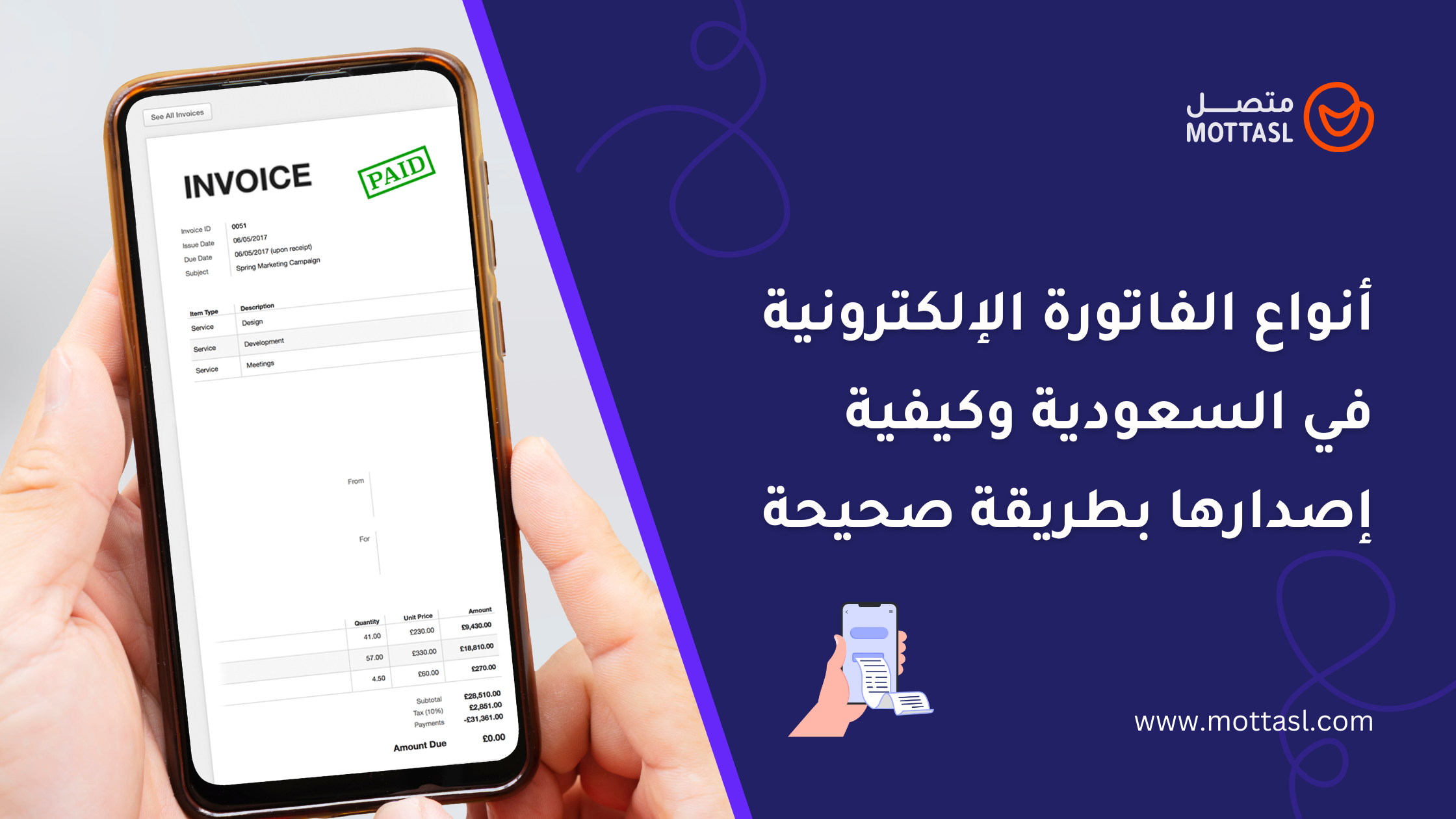 الفاتورة الإلكترونية